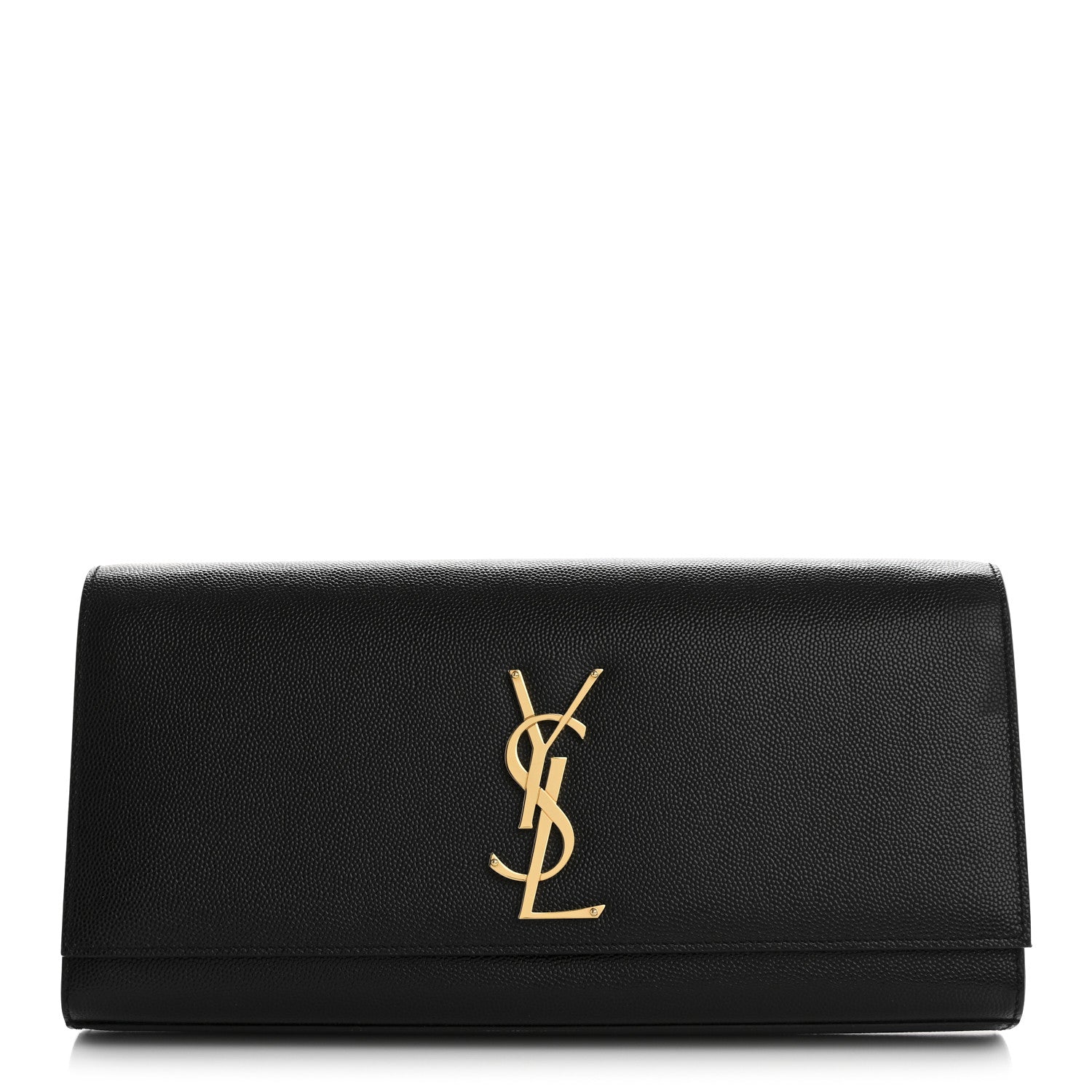 Grain De Poudre Monogram Cassandre Clutch Black