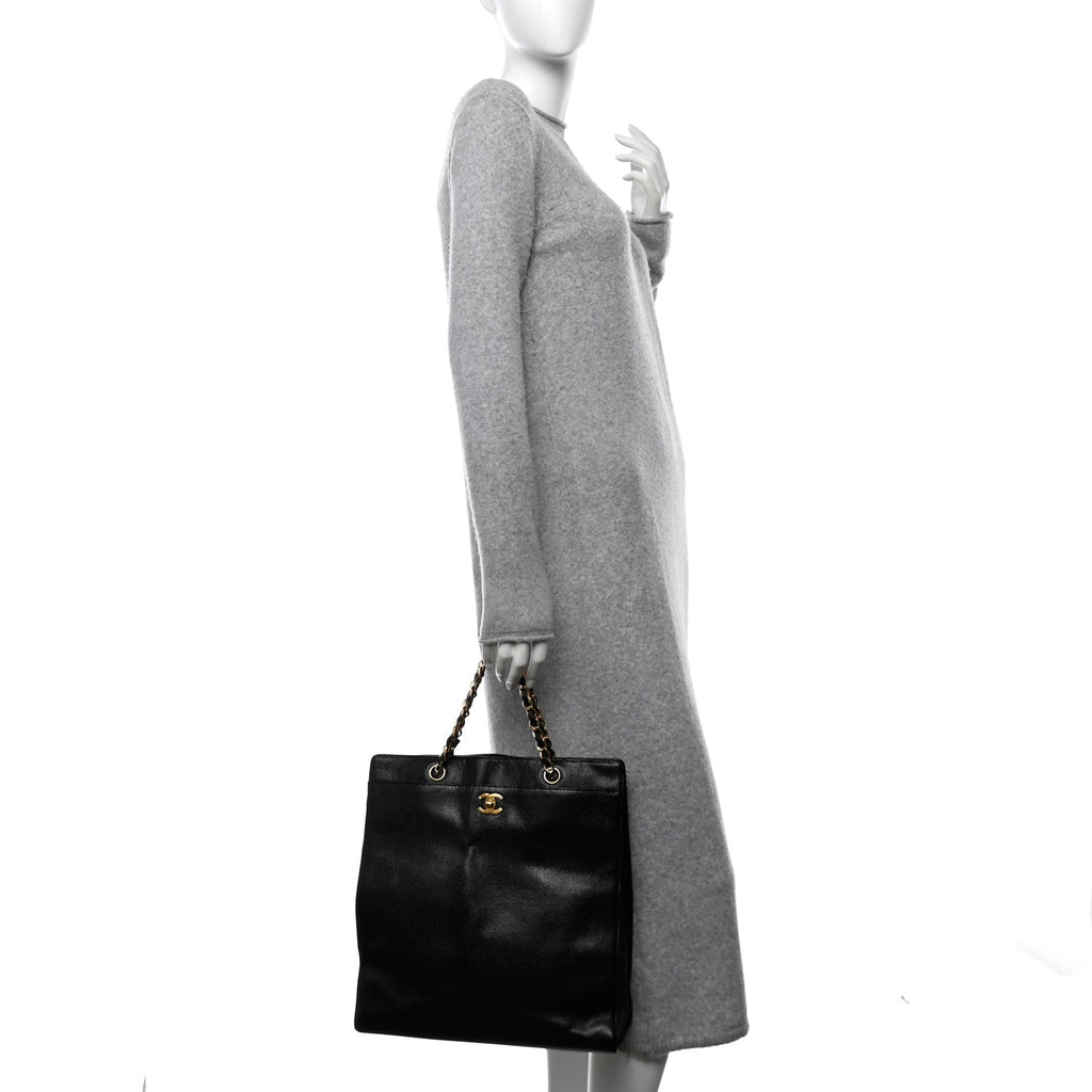 Caviar CC Shopper Tote Black