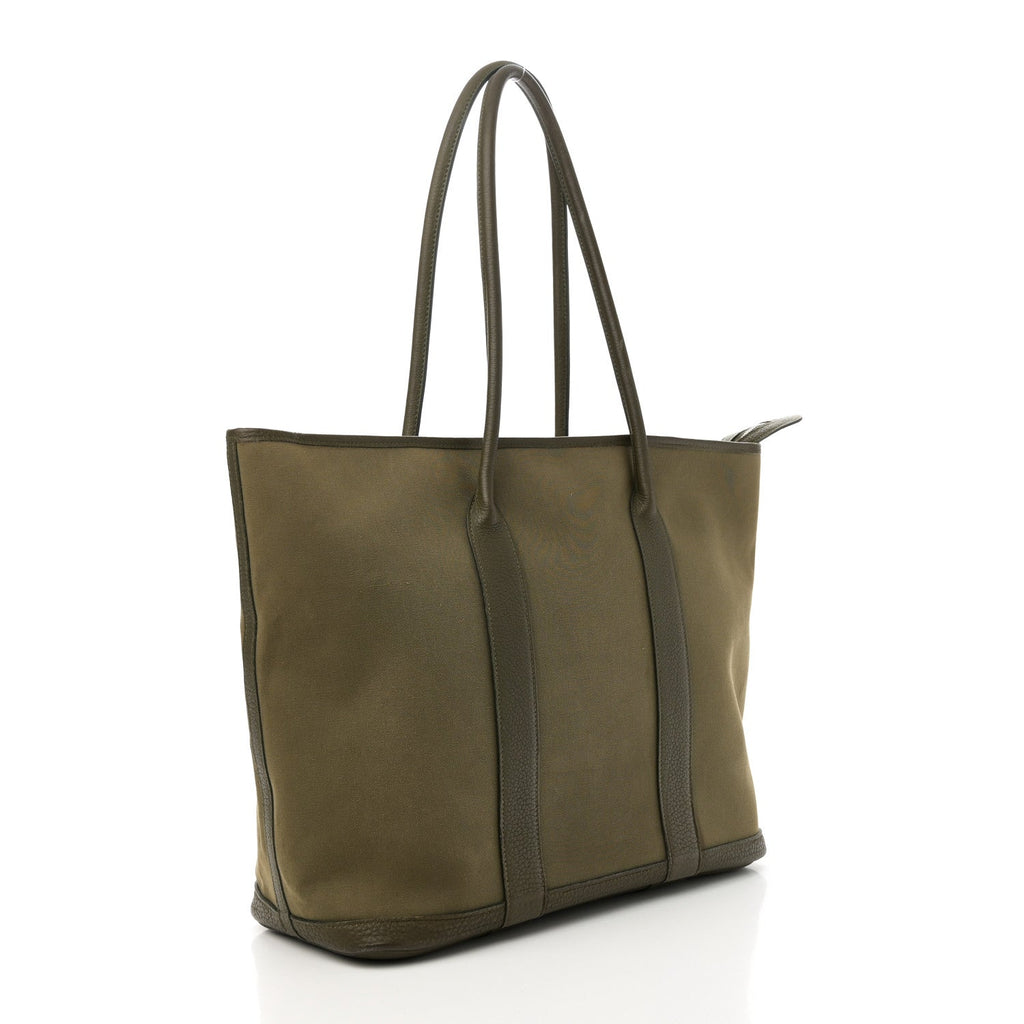 Buffle Skipper Toile Garden 36 MM Zip Tote Vert Veronese
