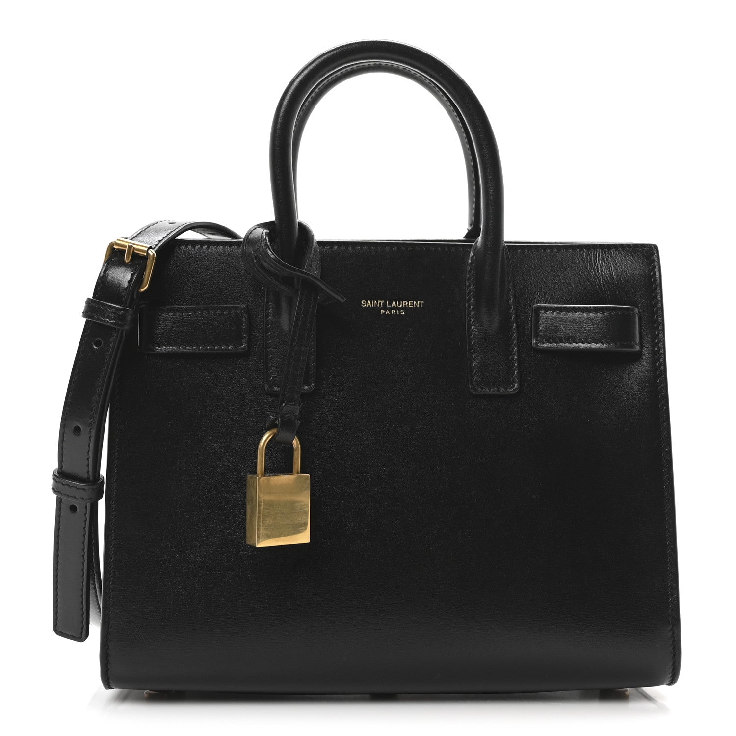 Calfskin Nano Sac De Jour Black