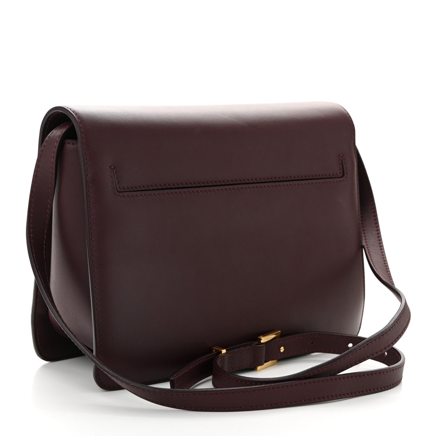 Calfskin Medium Sienna Crossbody Bag  Burgundy
