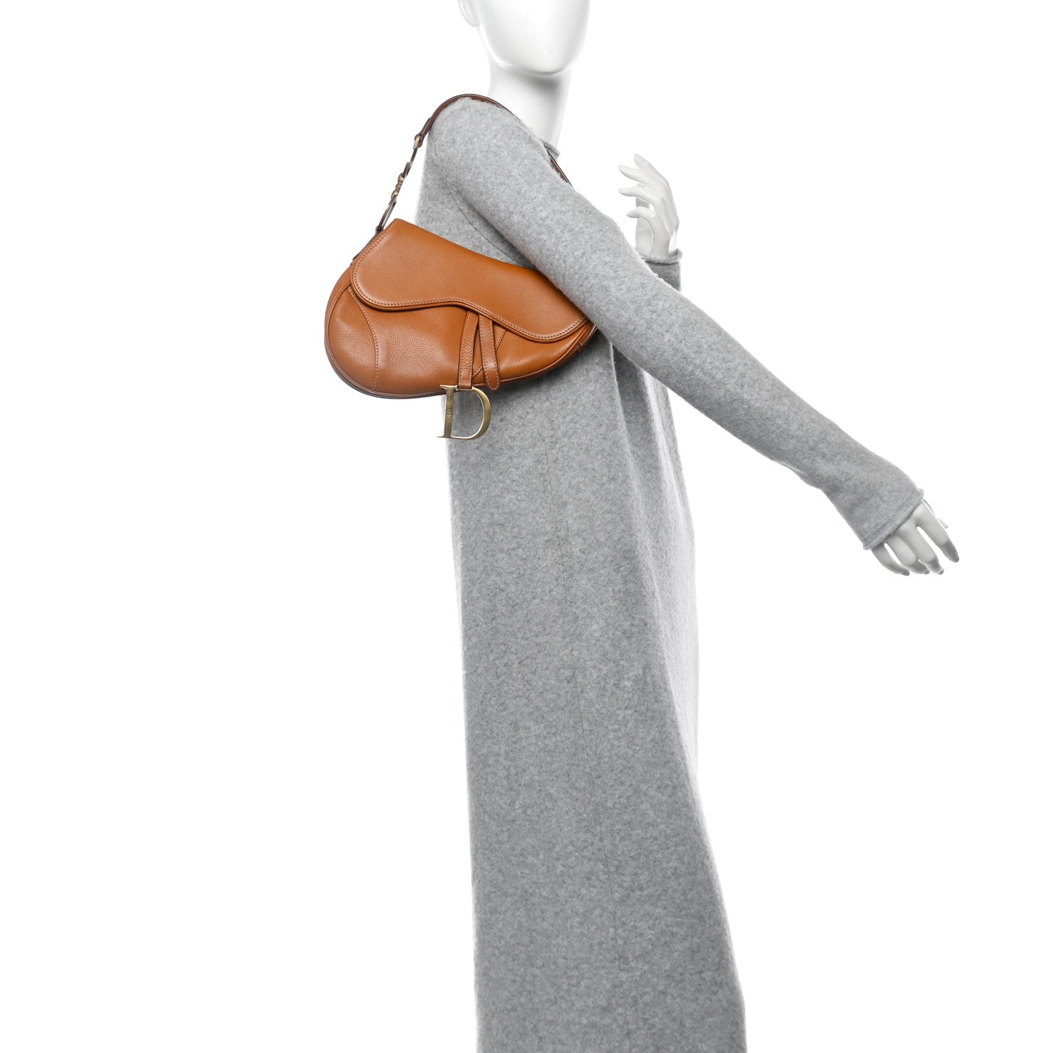 Calfskin Saddle Bag Tan