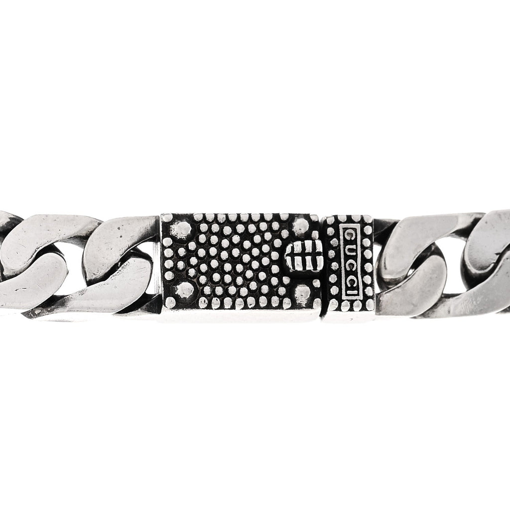 Sterling Silver Tigers  Head Choker Chain Necklace
