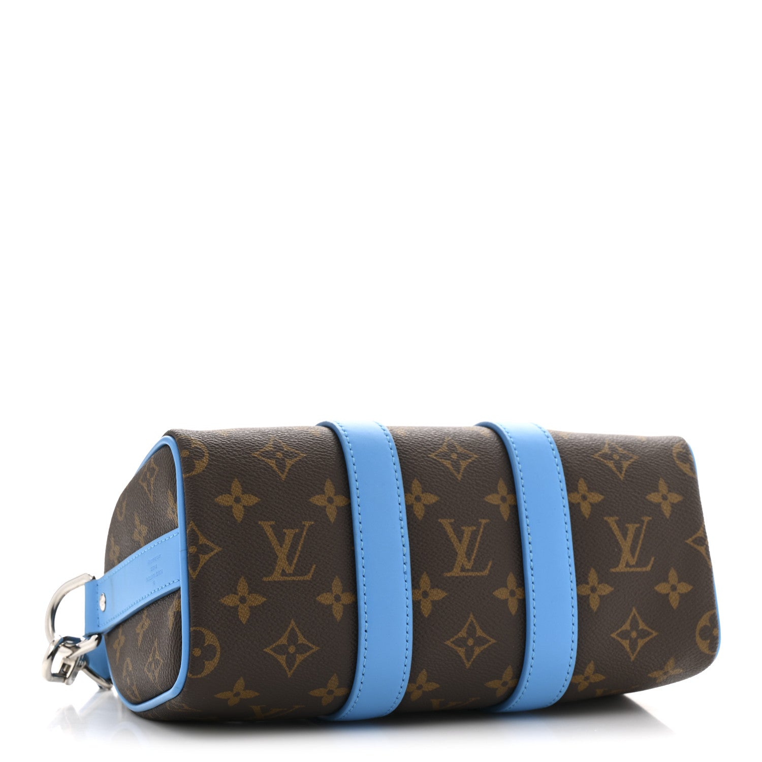 Monogram Macassar LV Colormania Keepall Bandouliere 25 Gaston Blue