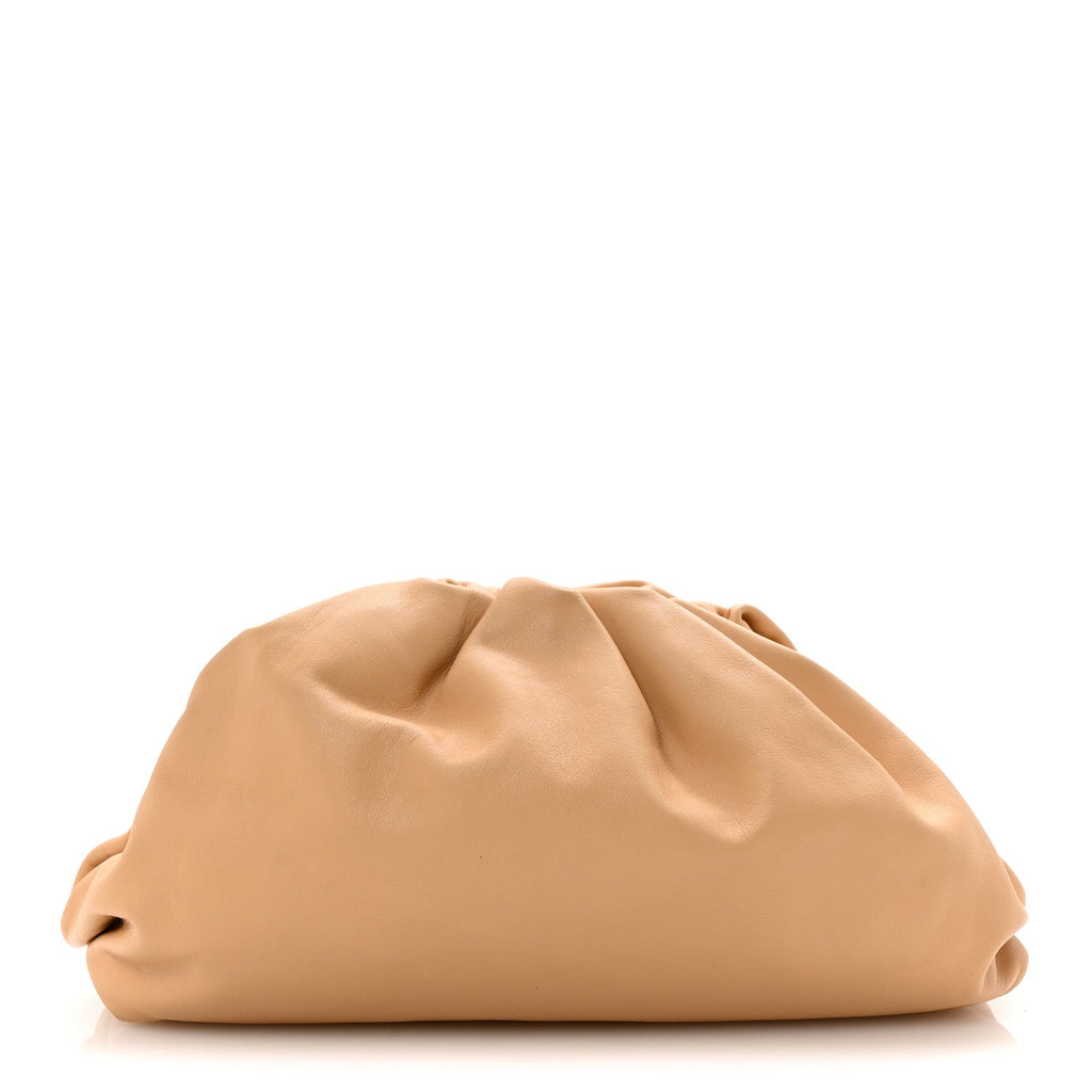 Smooth Butter Calf The Pouch OversizedClutch Nude