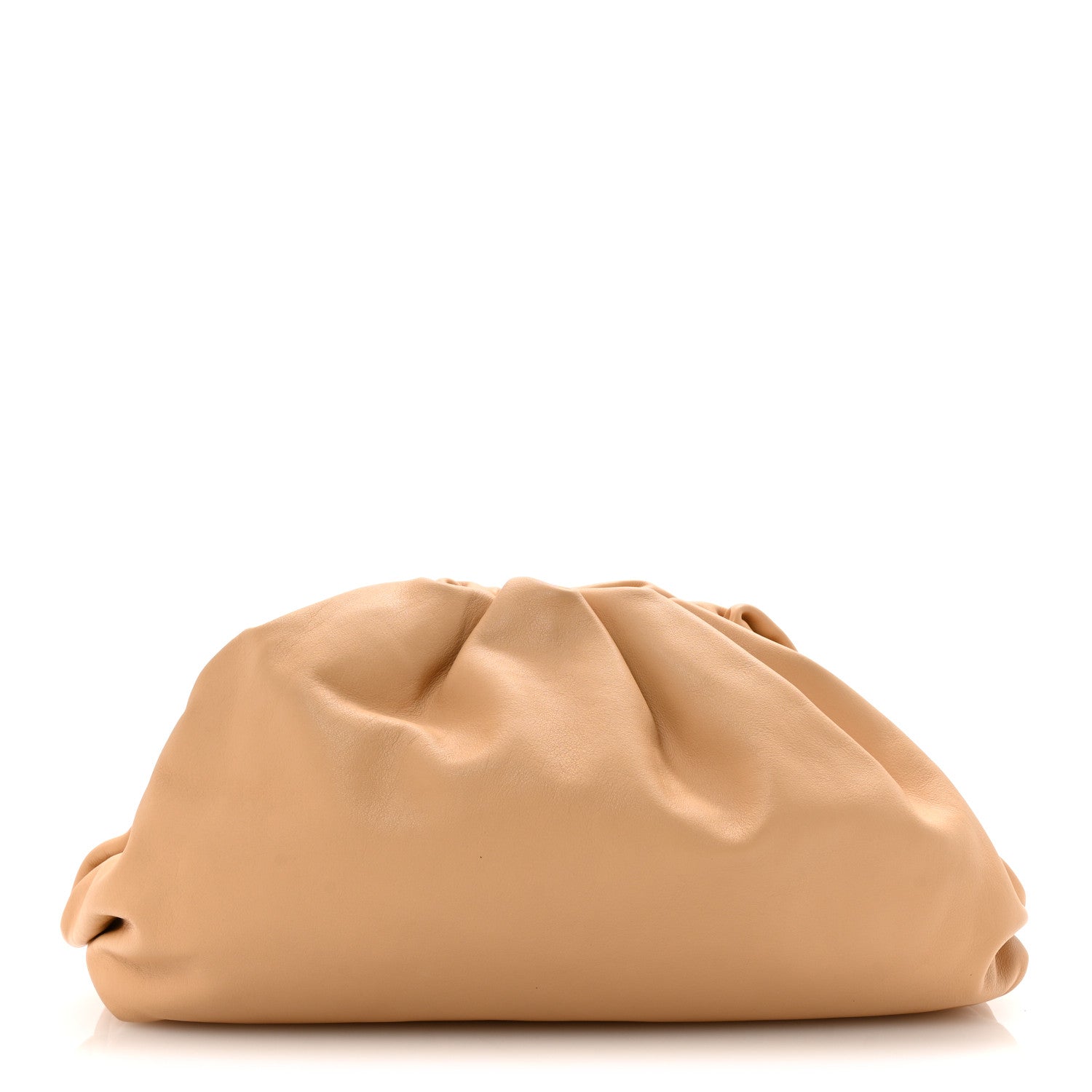 Smooth Butter Calf The Pouch OversizedClutch Nude