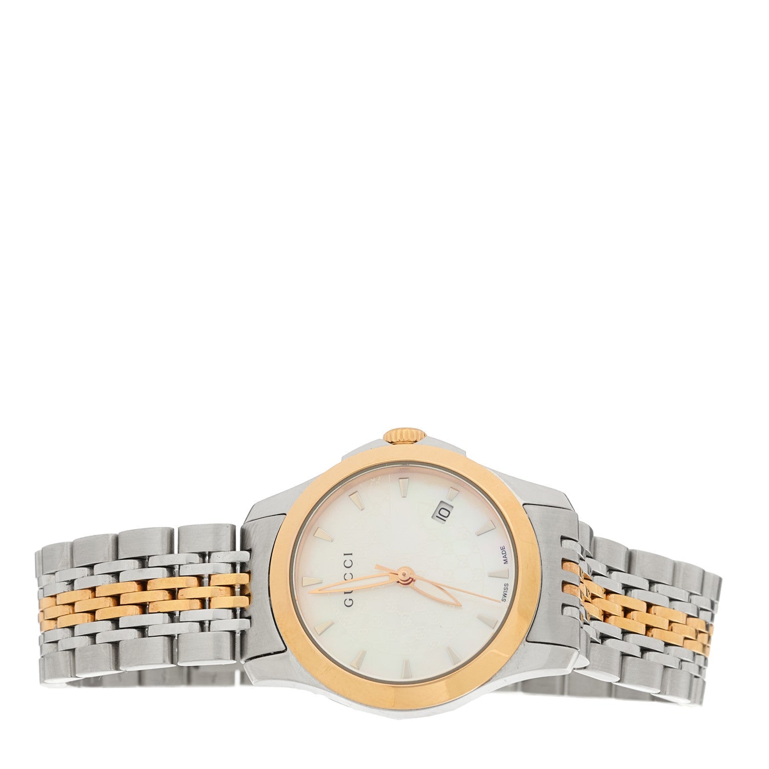Stainless Steel Mother of Pearl 27mm G-Timeless Two Tone Quartz Watch