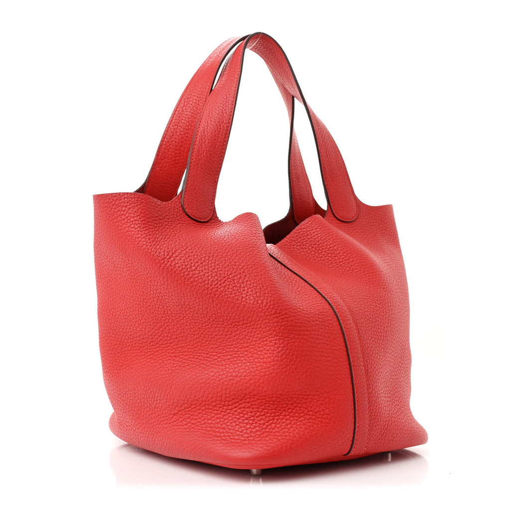 Taurillon Clemence Picotin Lock 22 MM Rouge De Coeur