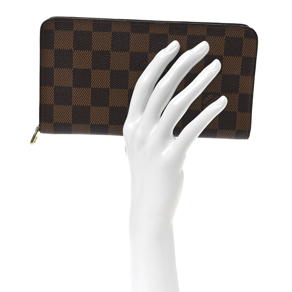 Damier Ebene Porte-Monnaie Zippe Zippy Wallet