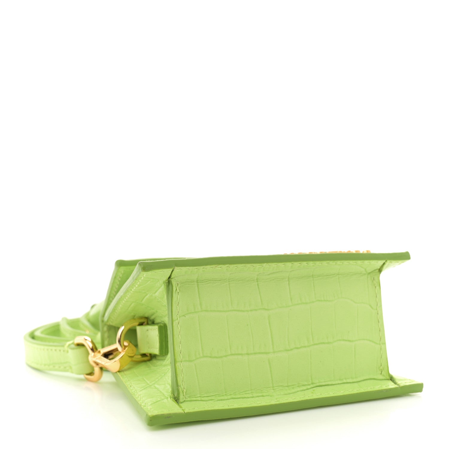 Calfskin Crocodile Embossed Le Chiquito Light Green