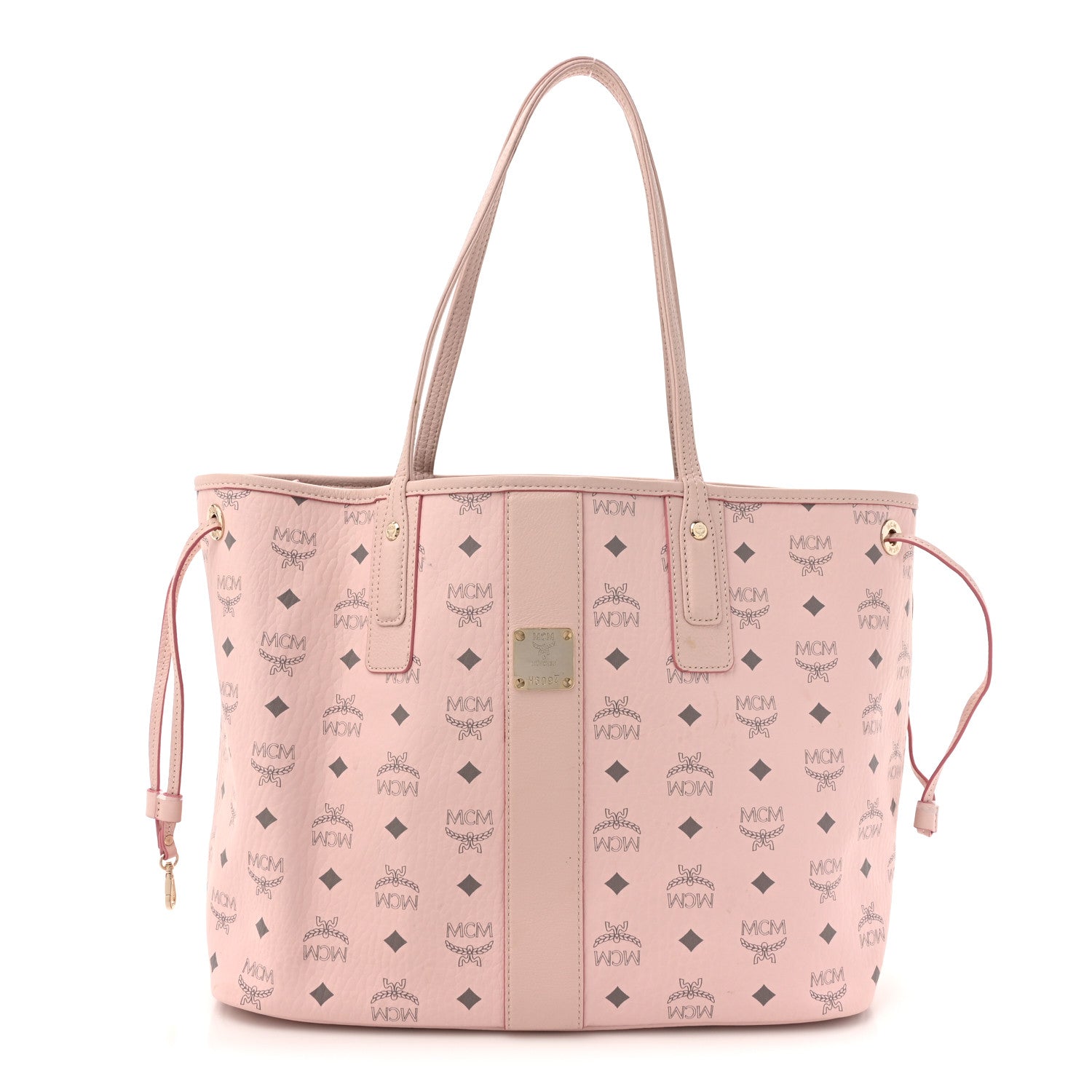 Visetos Medium Liz Reversible Shopper Tote Powder Pink