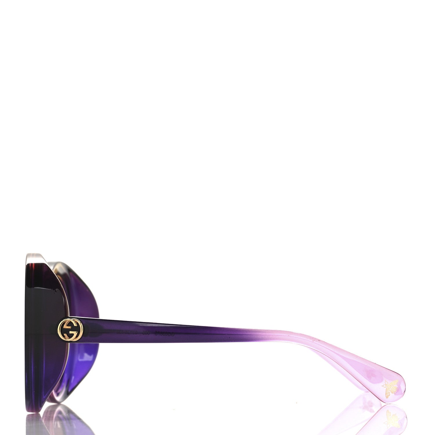 Acetate Round GG Sunglasses GG0367S Purple
