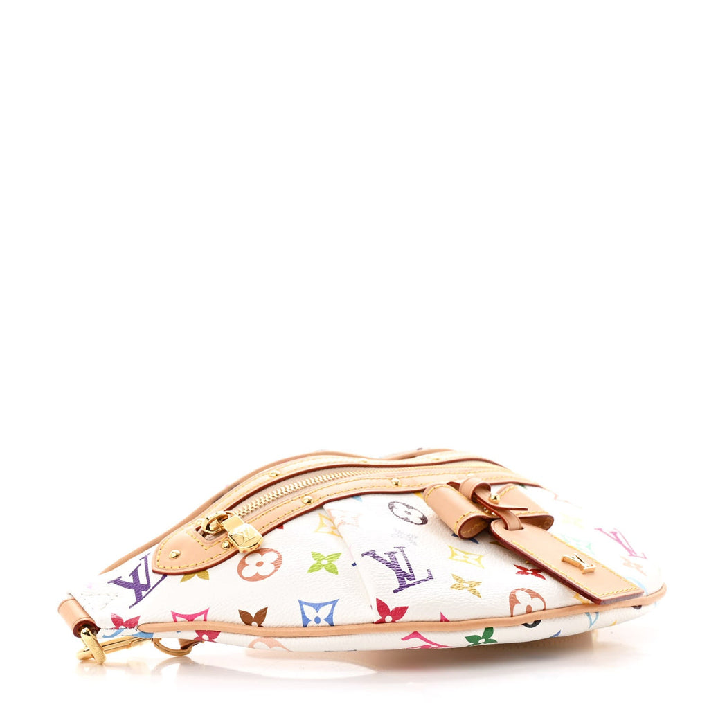LV X TM Monogram Multicolor High Rise Bumbag White
