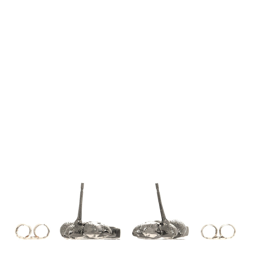 Crystal Sparkling Wheat CC Drop Earrings Silver