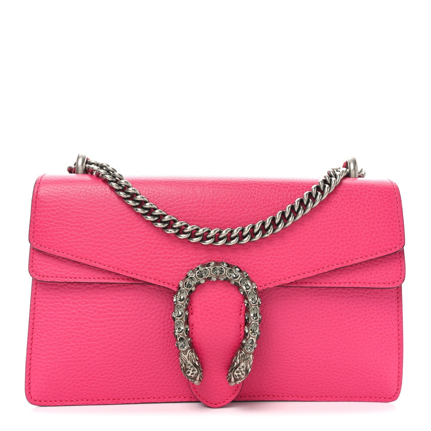 Dollar Calfskin Small Dionysus Shoulder Bag Box Pink