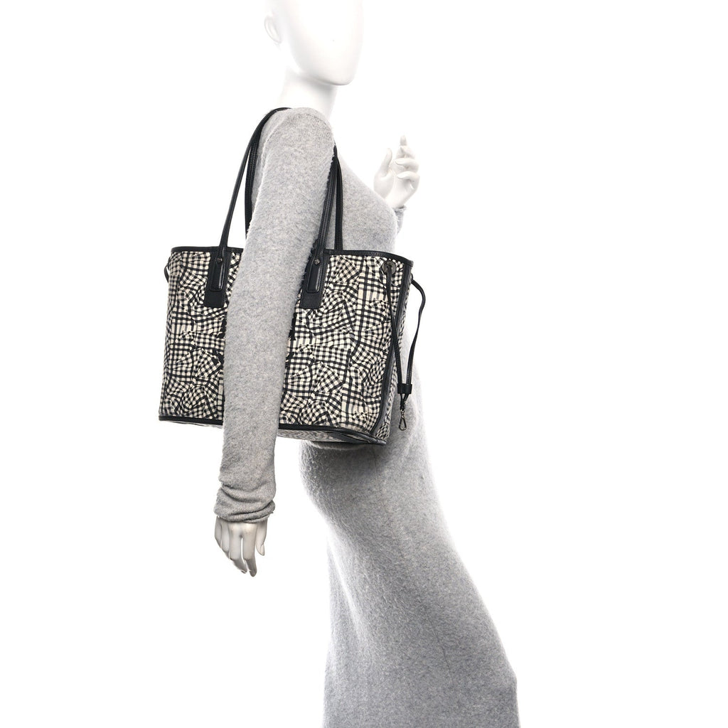 Visetos Medium Liz Reversible Shopper Tote Black
