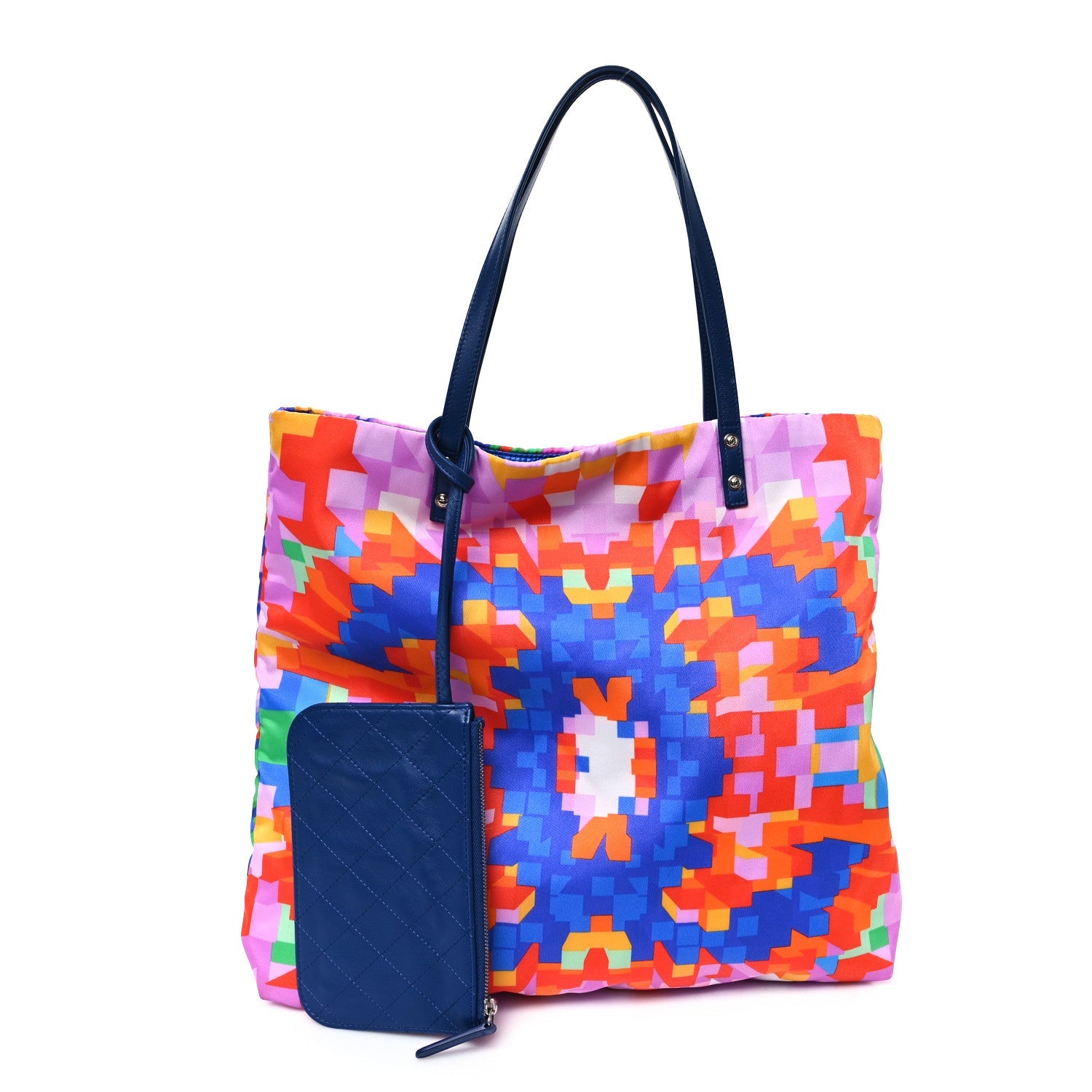 Nylon Printed CC Tote Multicolor