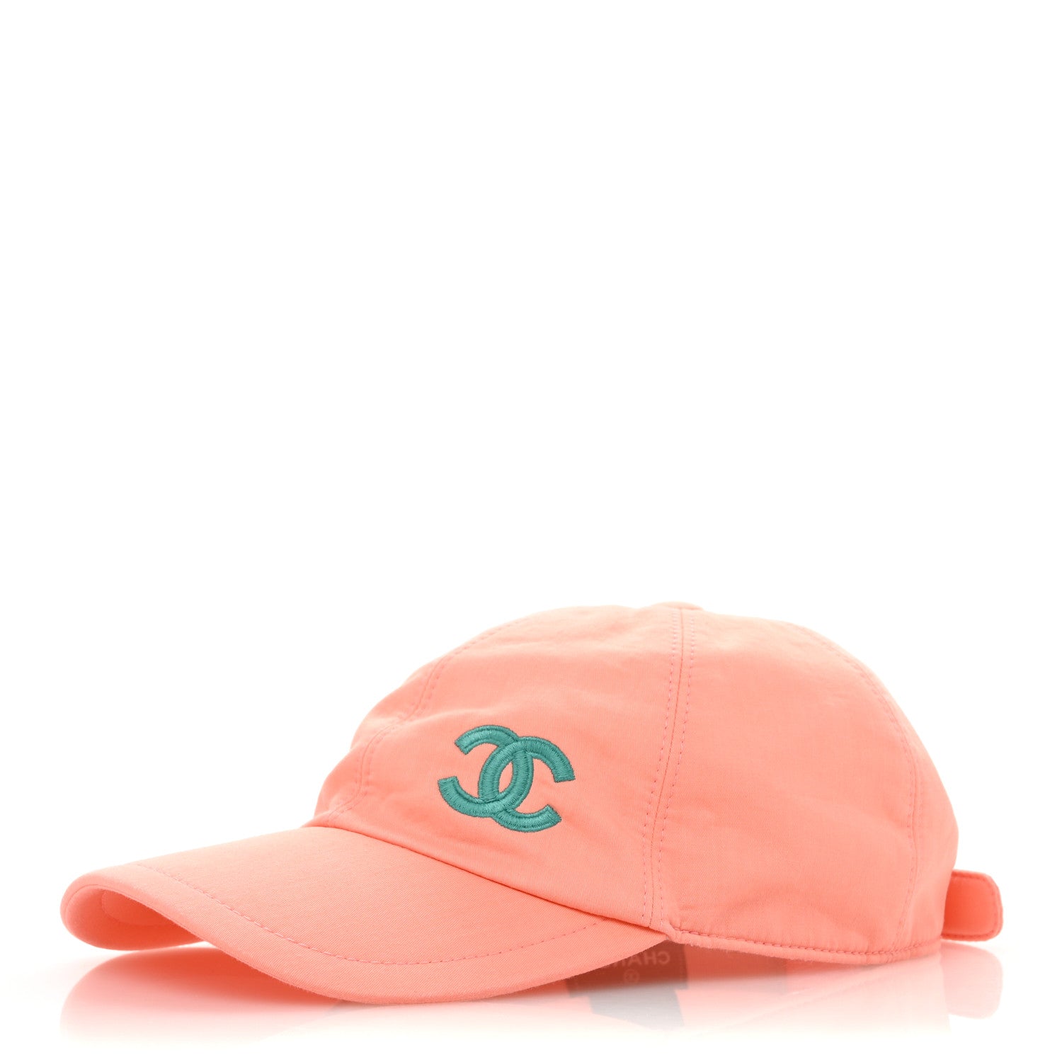 Cotton CC Cap Hat Orange Turquoise