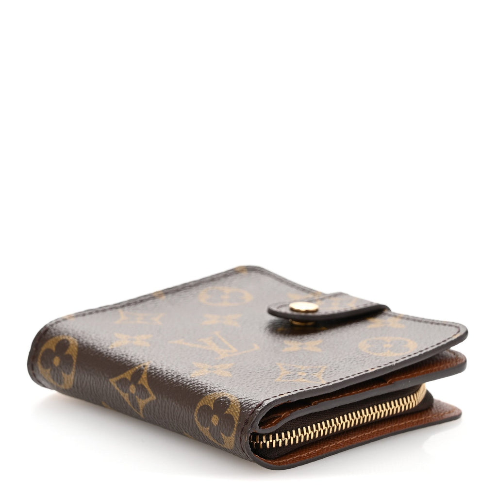 Monogram Compact Zippe Zipped Wallet