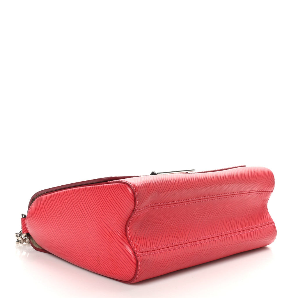 Epi Twist Shoulder Bag MM Coquelicot