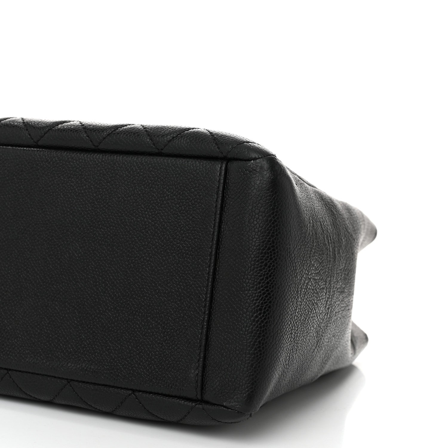 Caviar Quilted Grand Shopping Tote GST Black