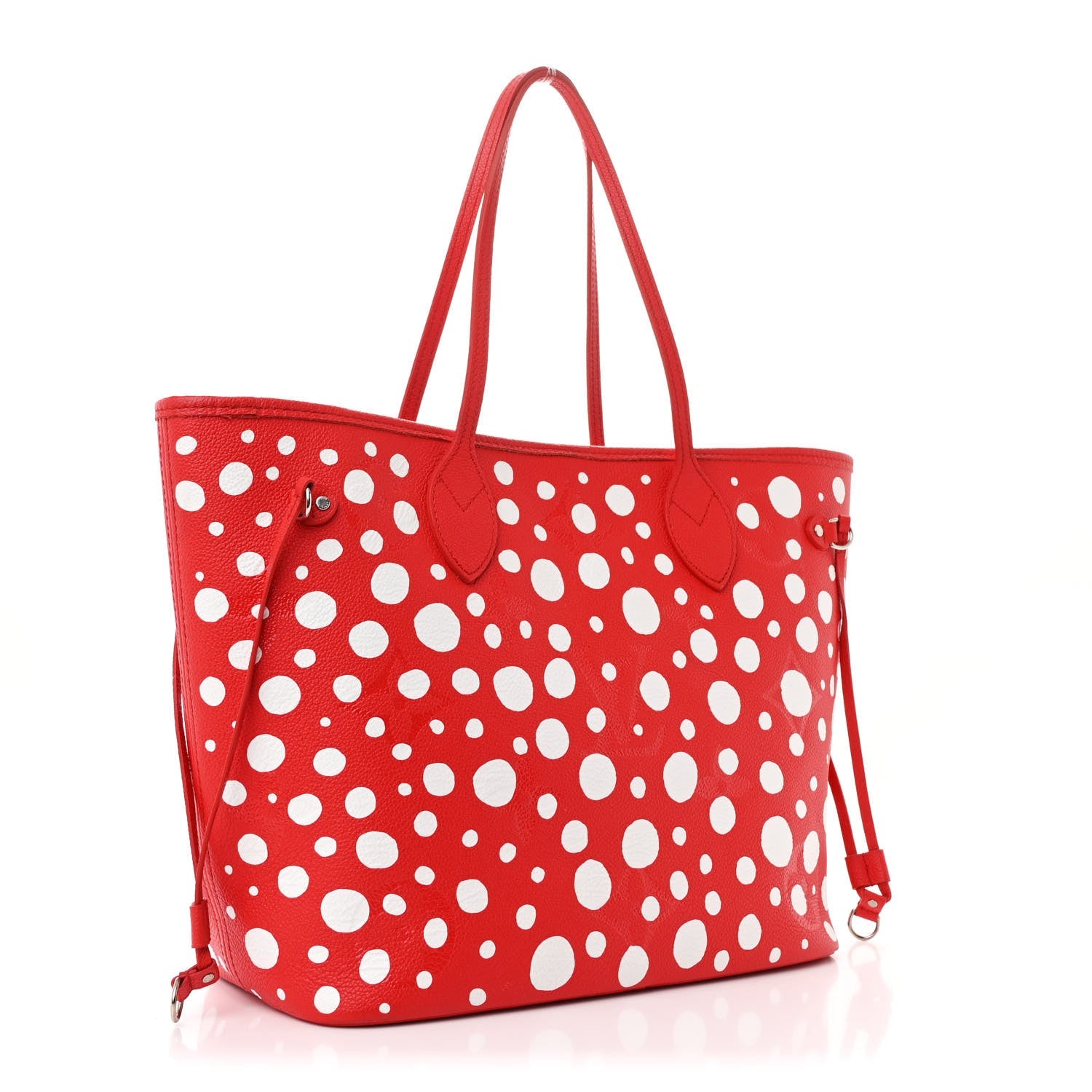 LV X YK Empreinte Infinity Dots Neverfull MM Rouge White