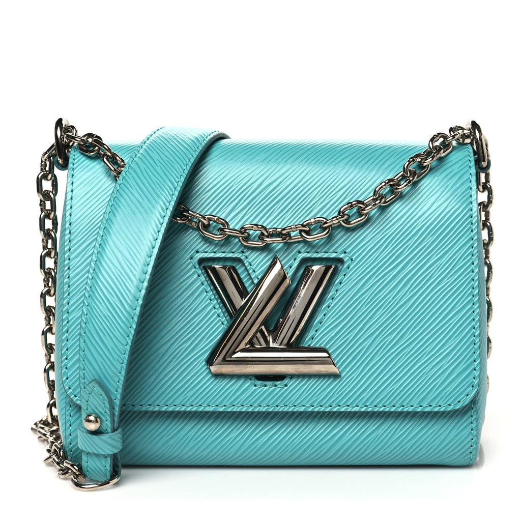 Epi Twist Shoulder Bag PM Turquoise