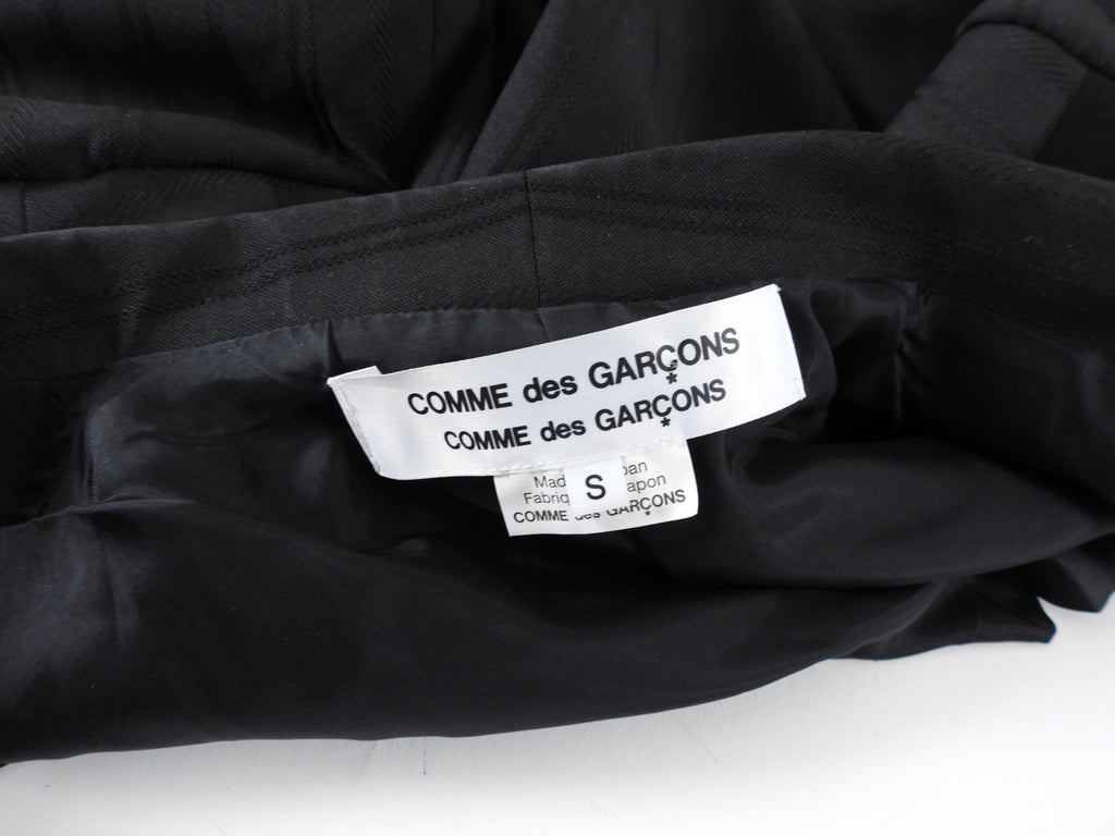 Comme des Garcons Black Split Tuxedo Oversized Blazer - S/M
