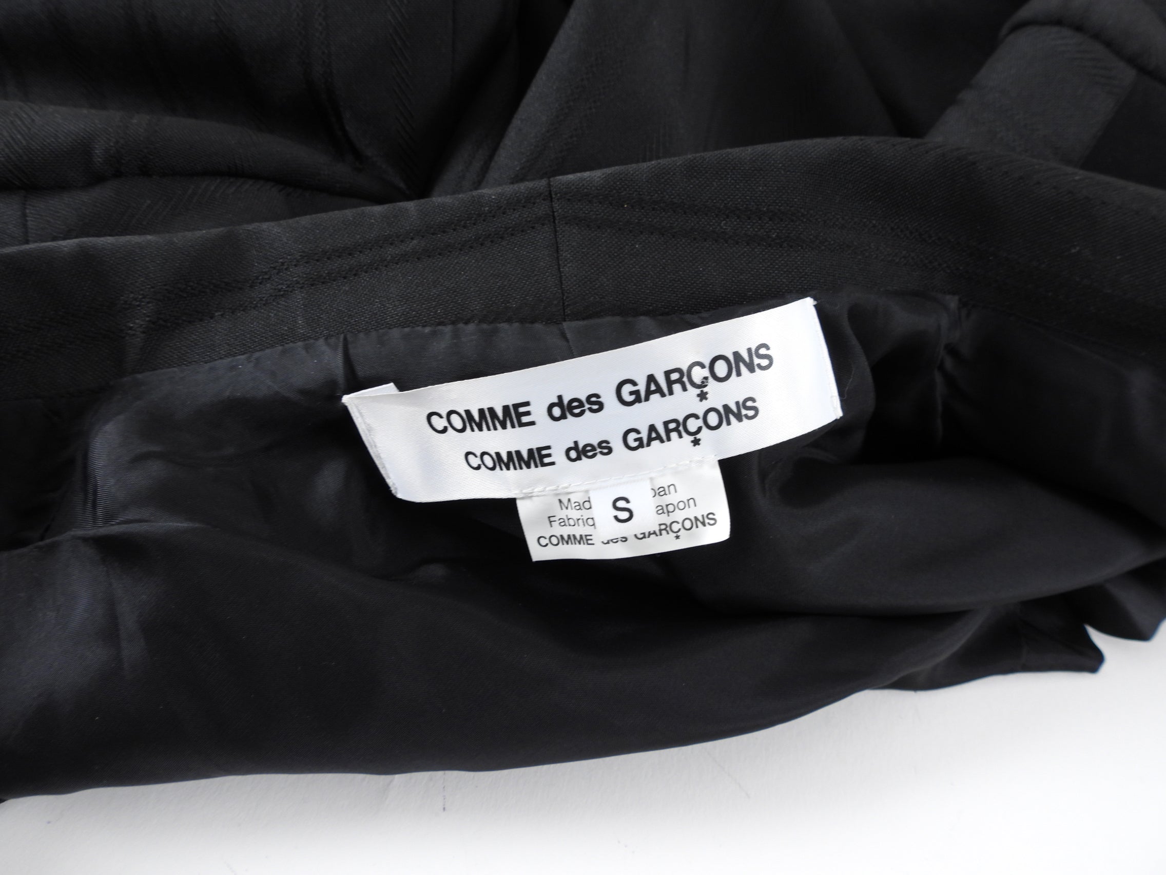 Comme des Garcons Black Split Tuxedo Oversized Blazer - S/M
