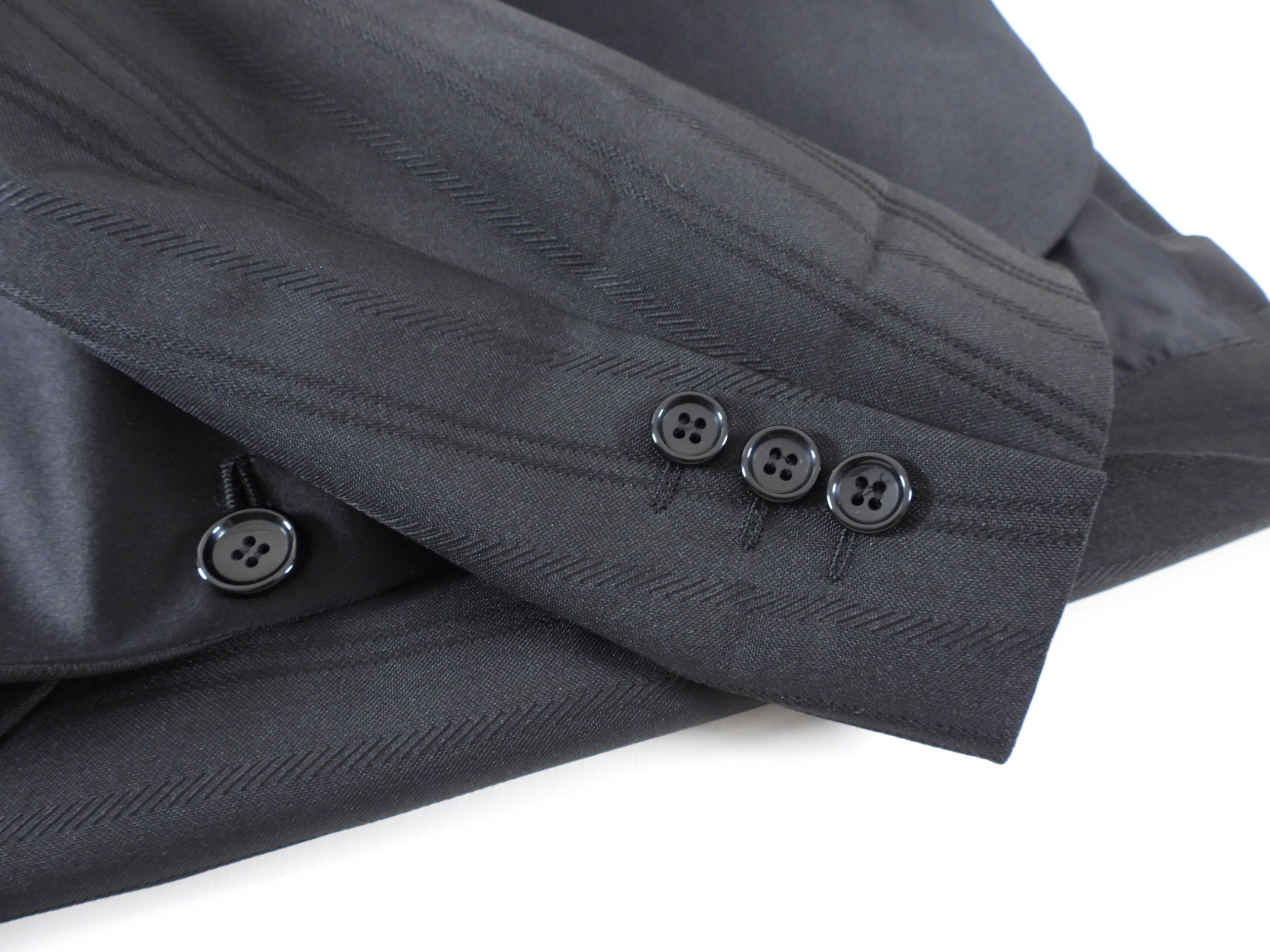 Comme des Garcons Black Split Tuxedo Oversized Blazer - S/M