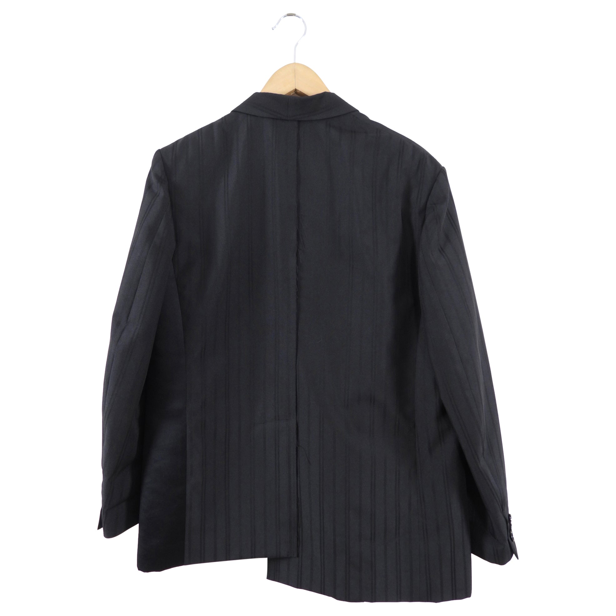 Comme des Garcons Black Split Tuxedo Oversized Blazer - S/M