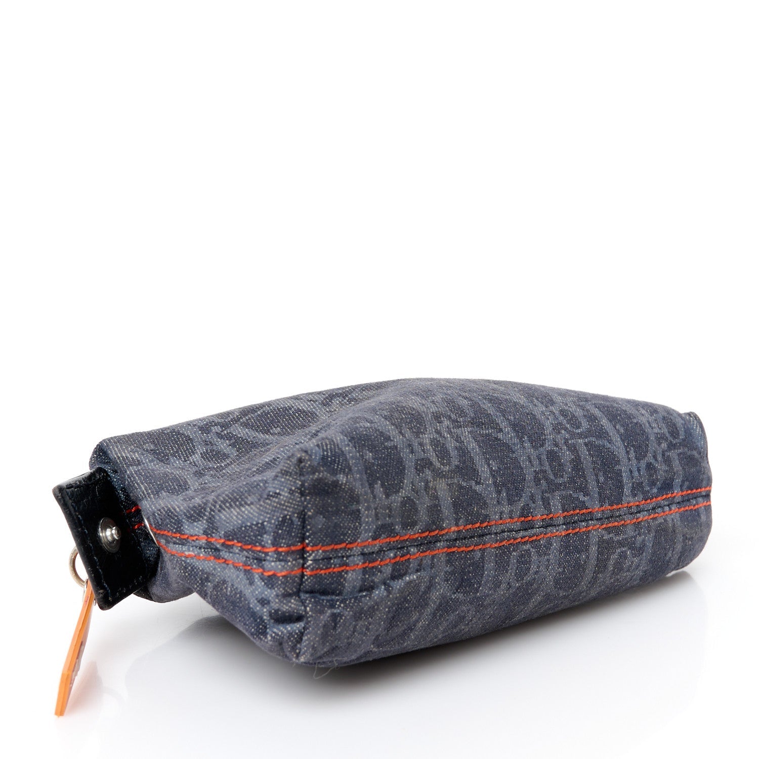 Denim Monogram Flight Trotter Cosmetic Pouch Blue