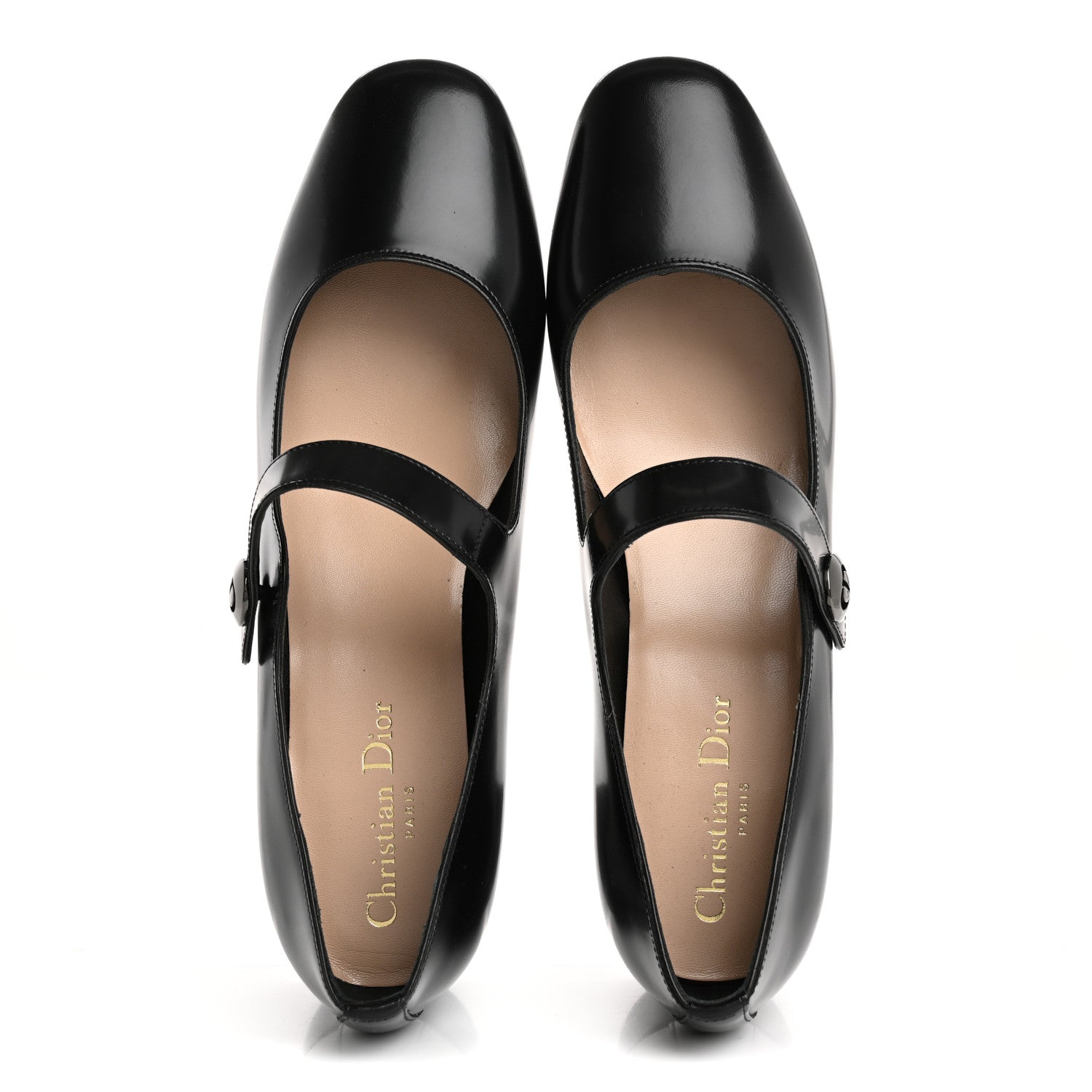 Brushed Calfskin Uniform 30mm Pumps 40 Black