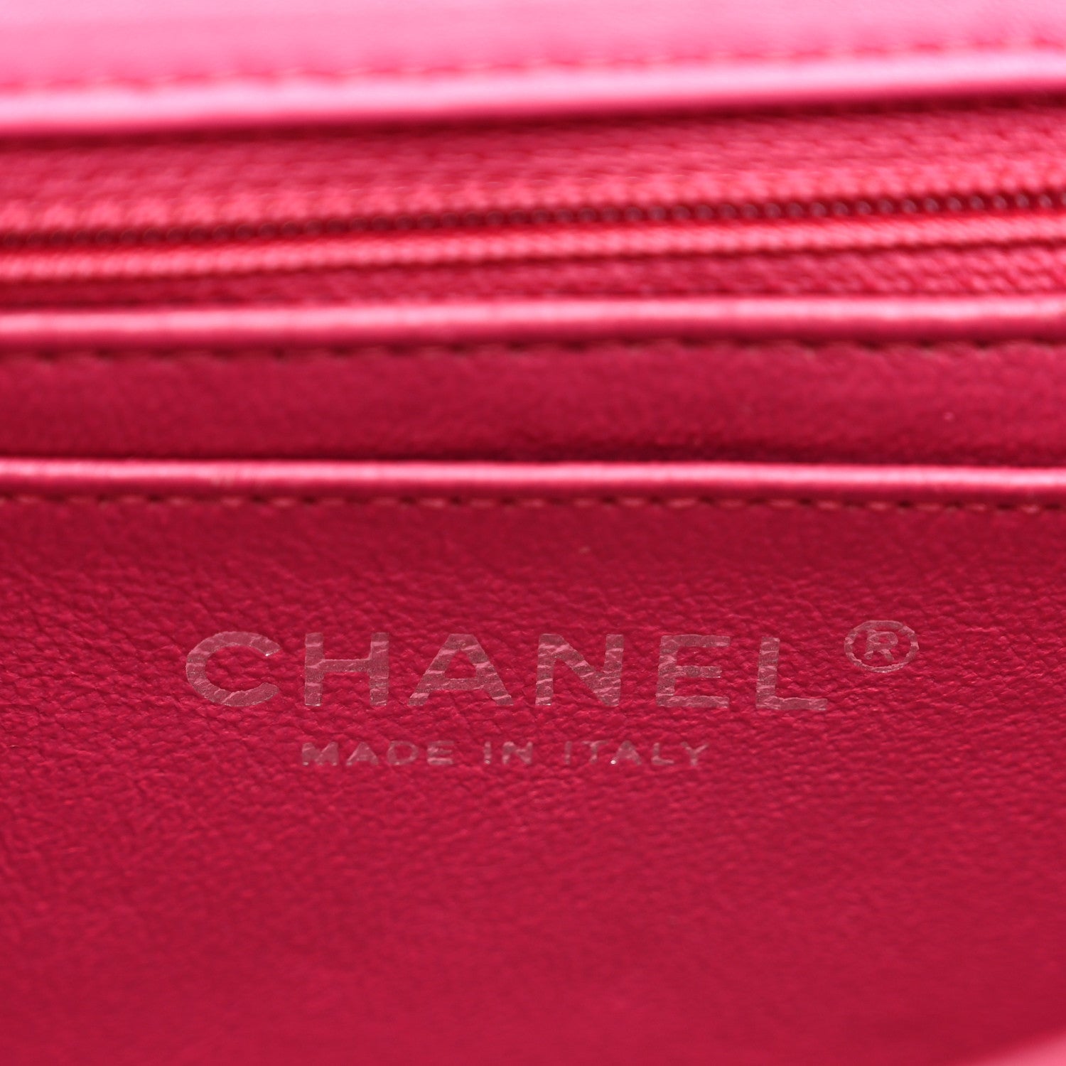 Patent Calfskin Quilted Mini Rectangular Flap Pink