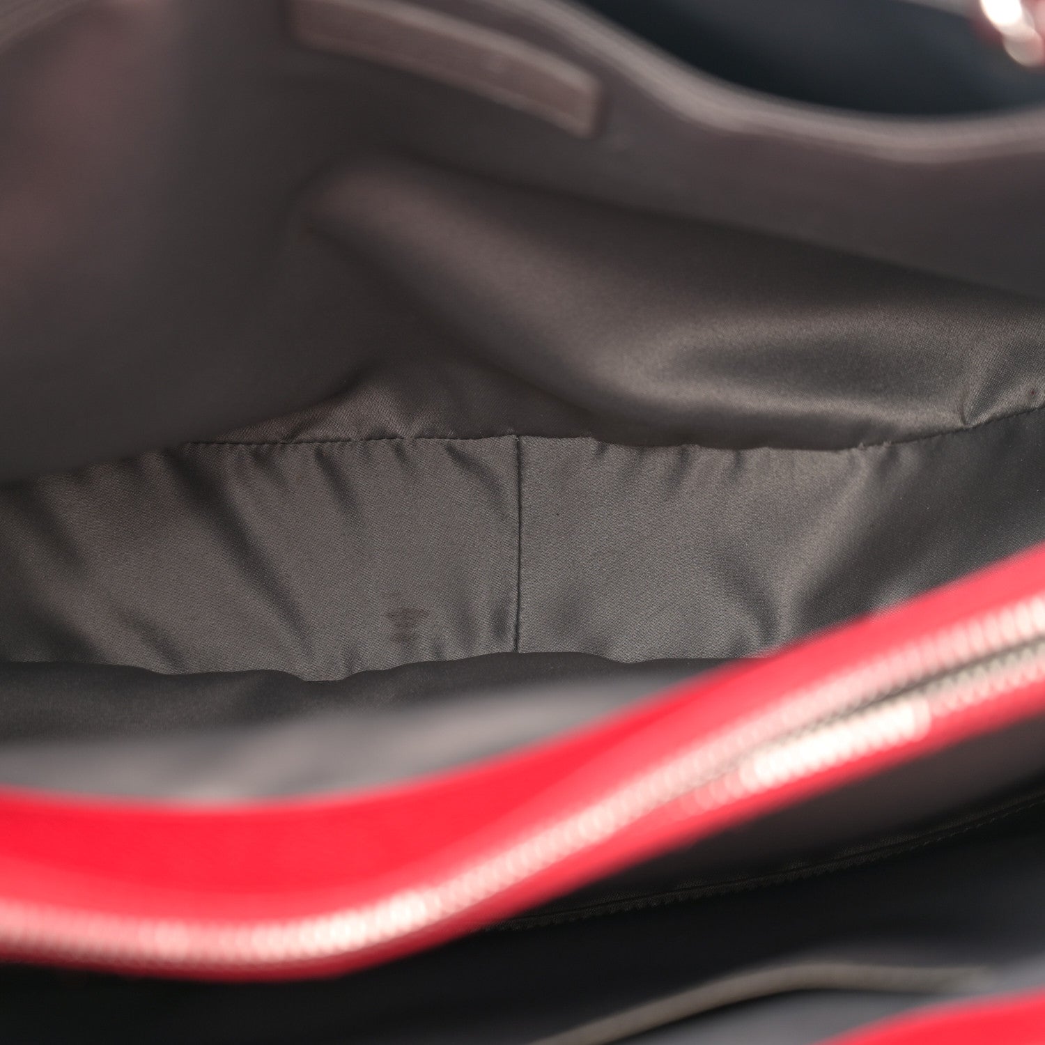 Caviar Quilted Grand Shopping Tote GST Red