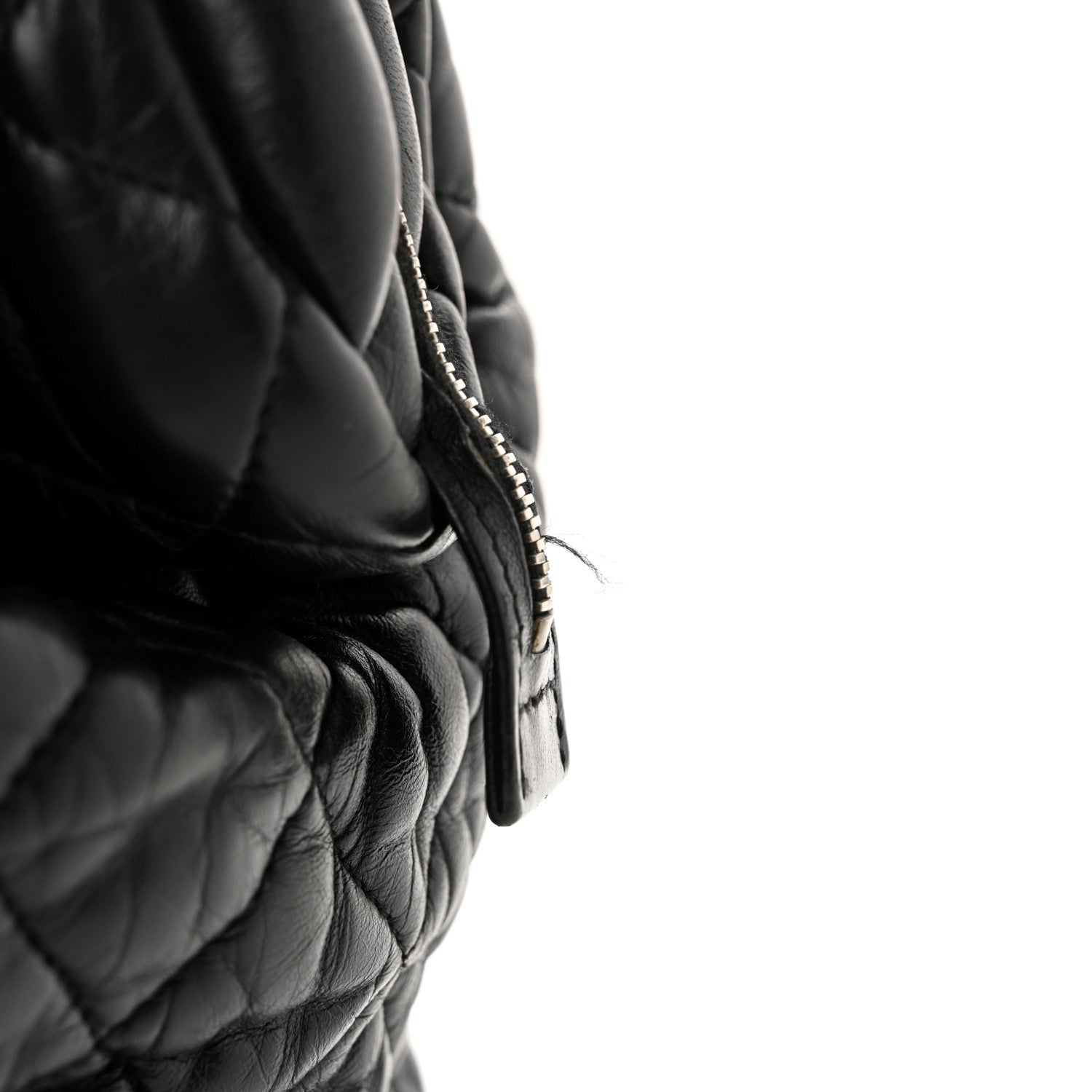 Lambskin Coco Cocoon Bowler Black