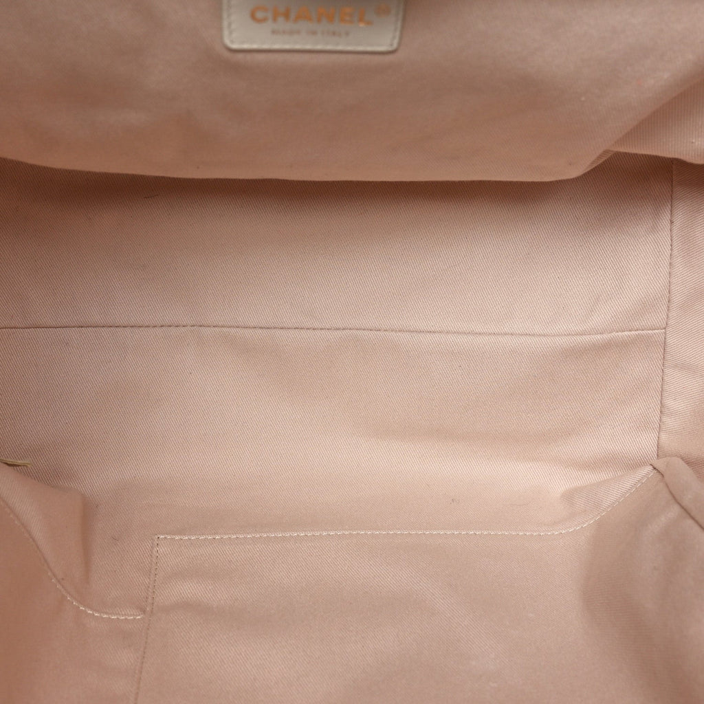 Canvas Medium Deauville Tote Light Beige