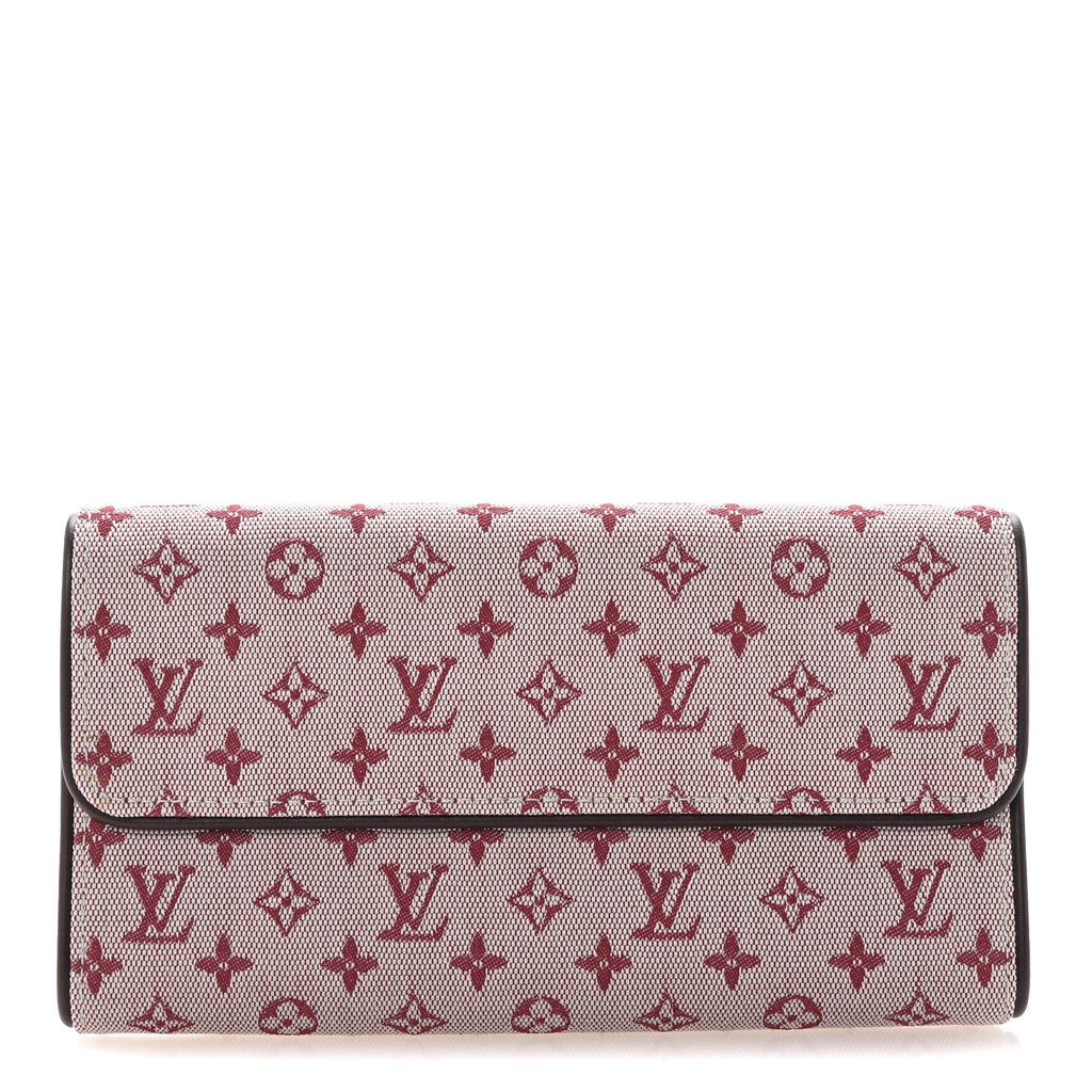 Mini Monogram Porte Tresor International Wallet Cherry