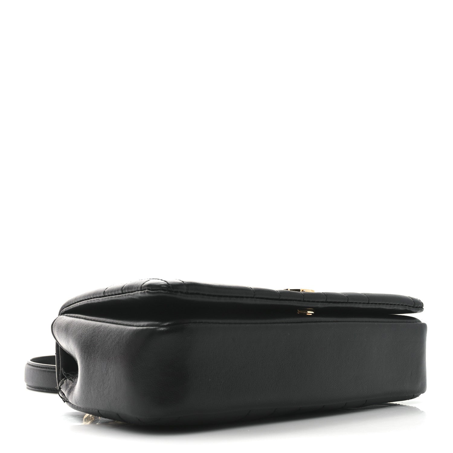 Lambskin Quilted Small Lola Bag Black