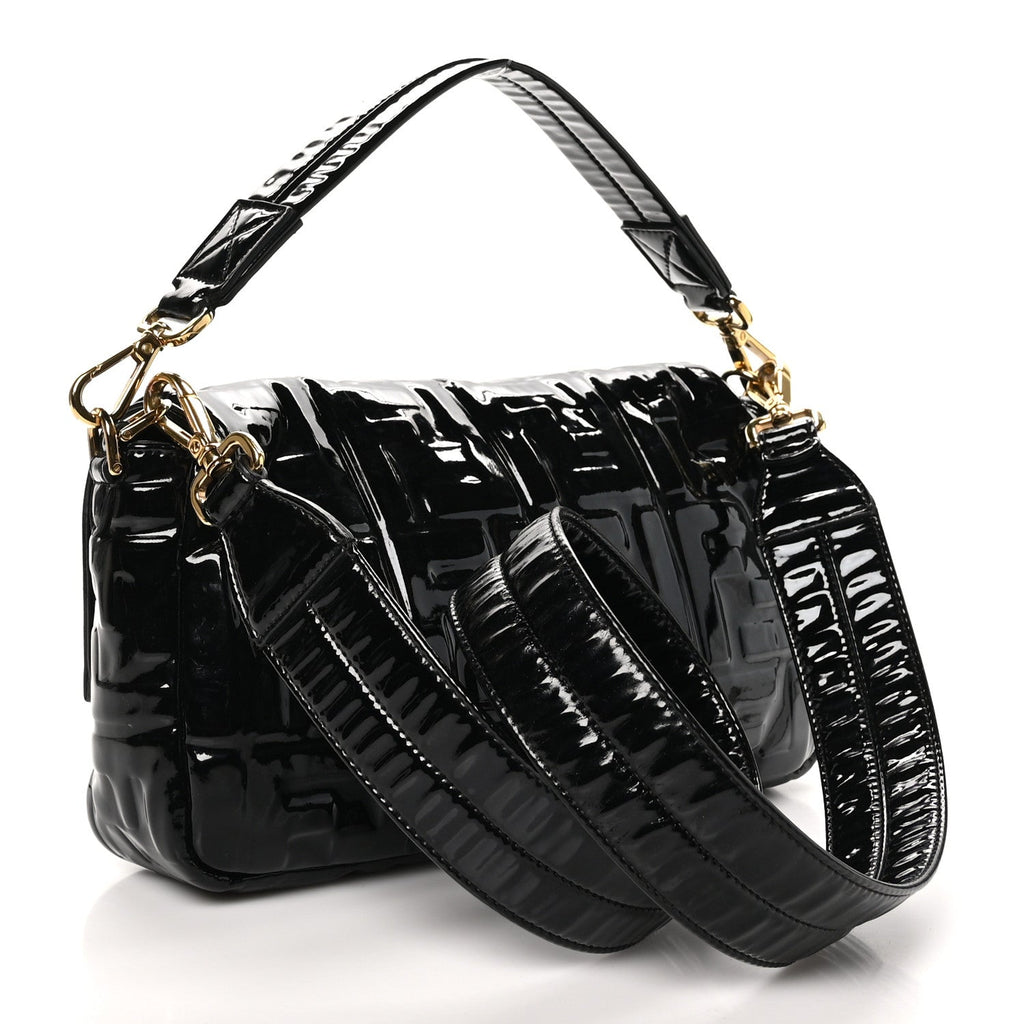 Patent FF 1974 Embossed Baguette Black