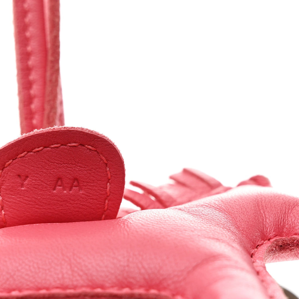 Milo Lambskin Swift Grigri Rodeo Pegase Horse Bag Charm PM Rose Azalea