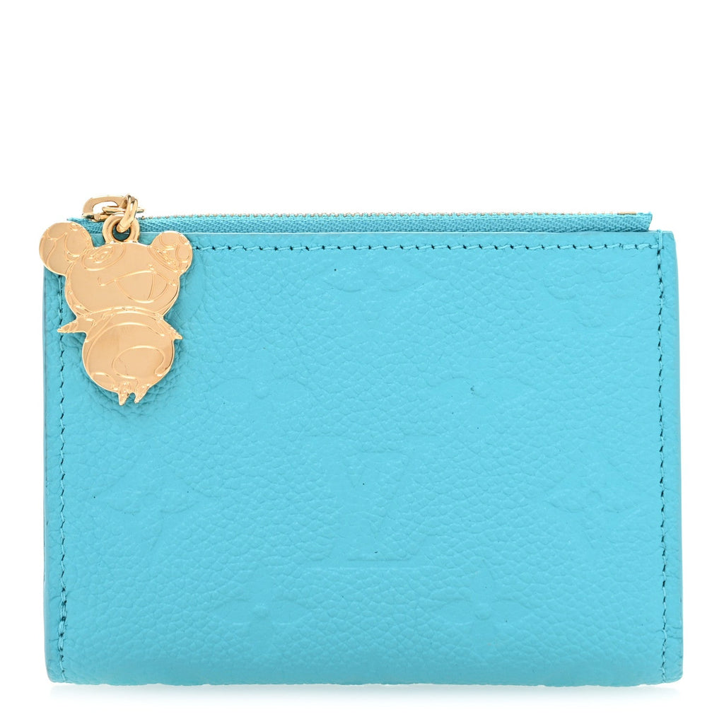 X TM Empreinte Monogram Lisa Wallet Kabira Blue