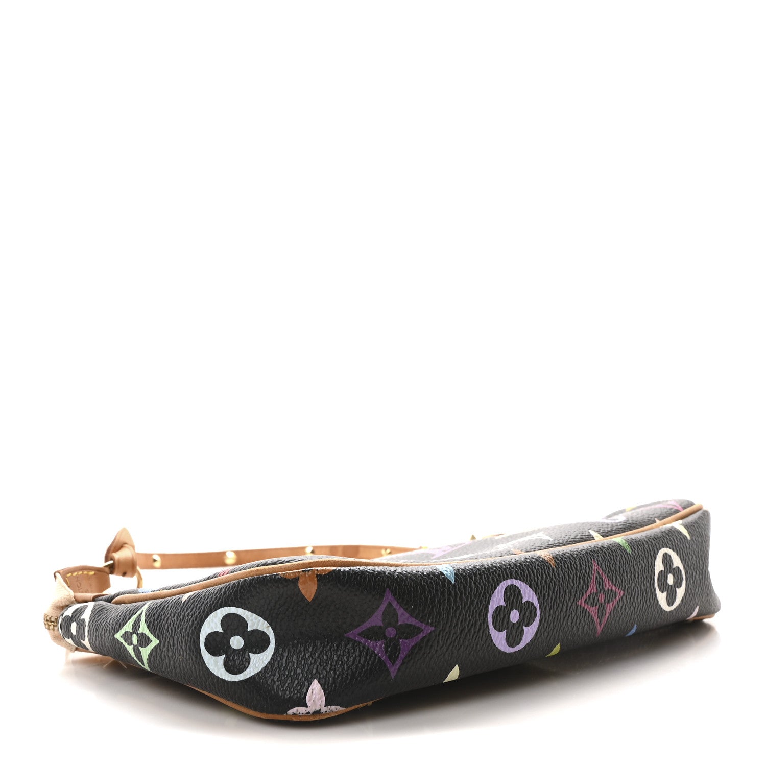Monogram Multicolor Pochette Accessories Black