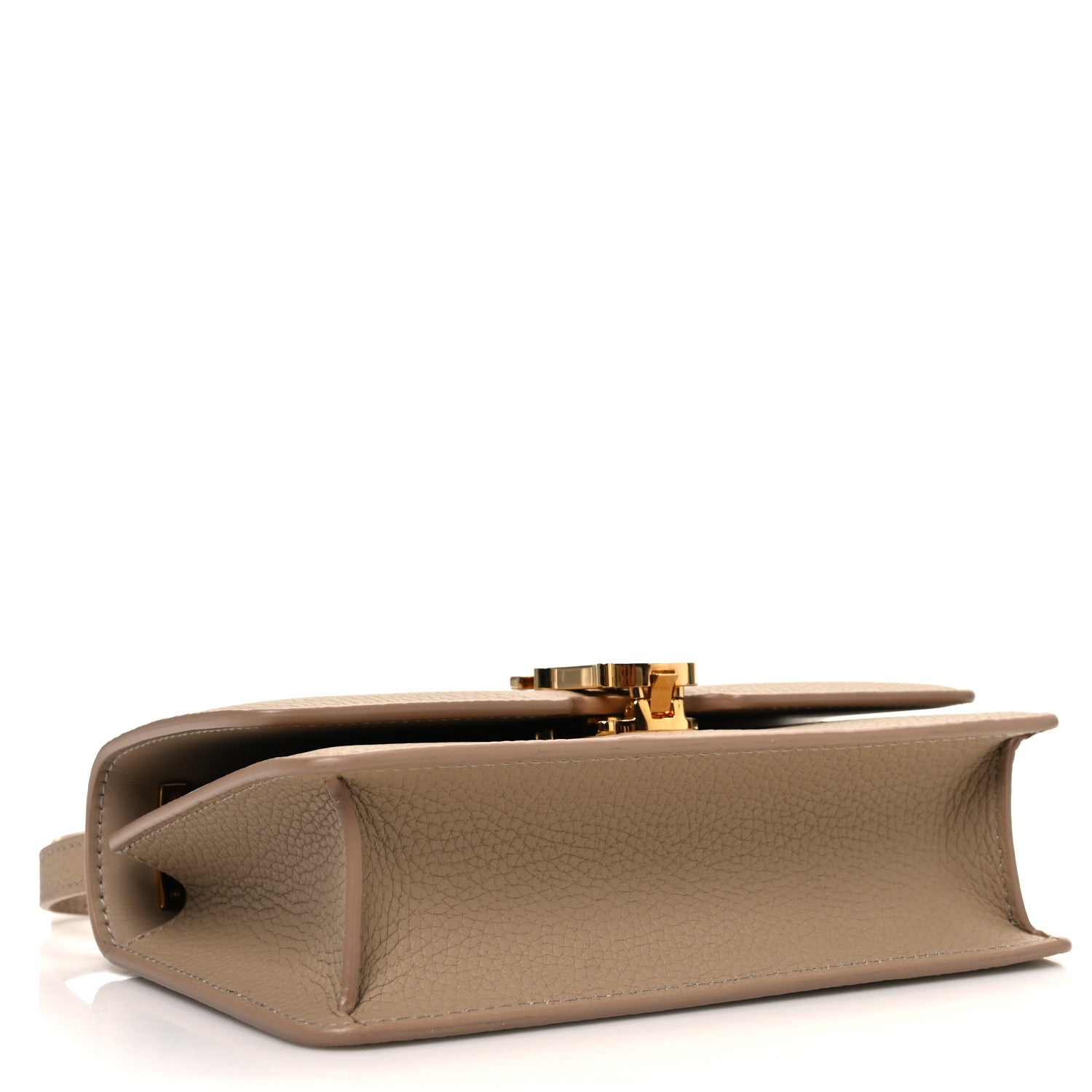 Grainy Calfskin Small TB Bag Rose Beige