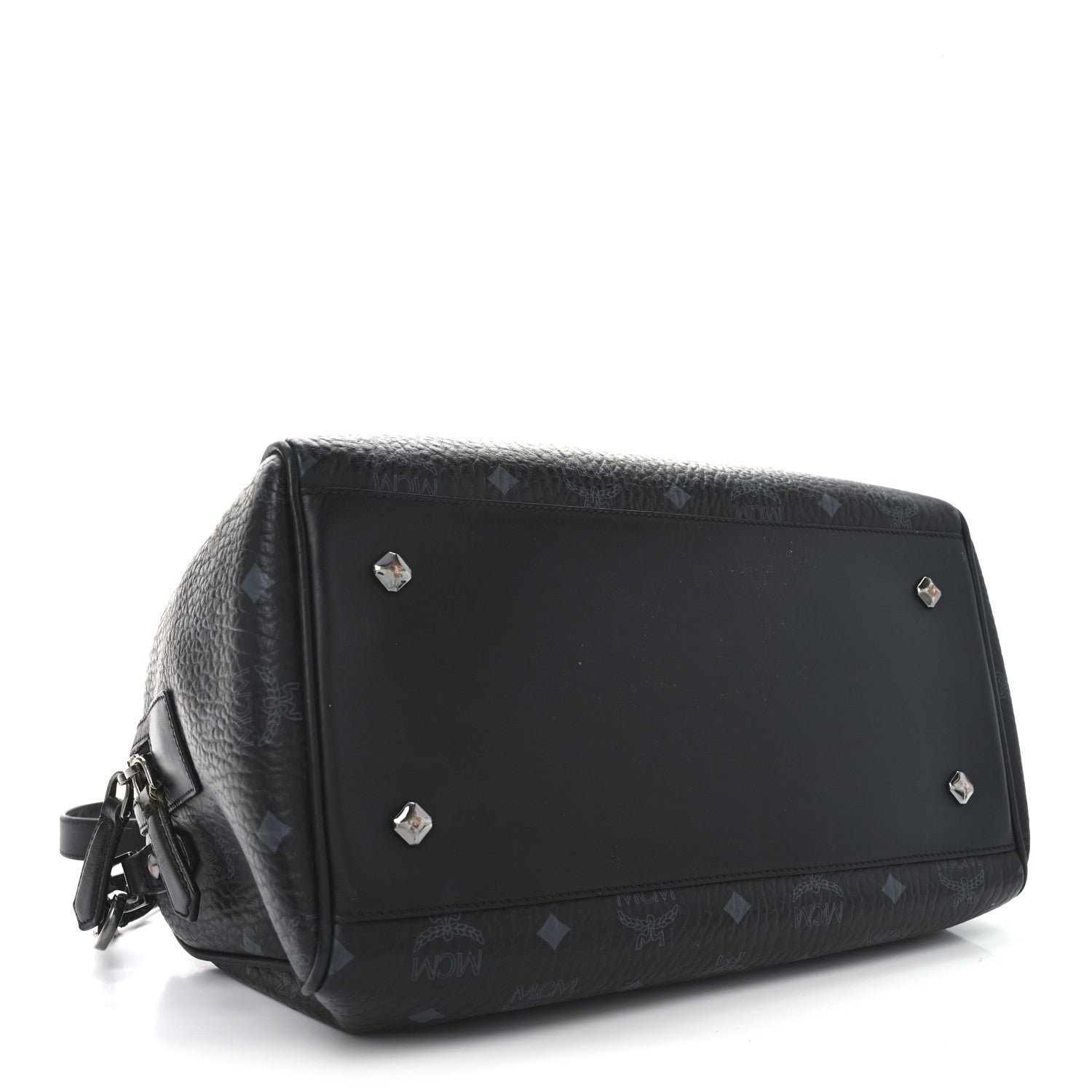 Visetos Heritage Medium Boston Bag Black