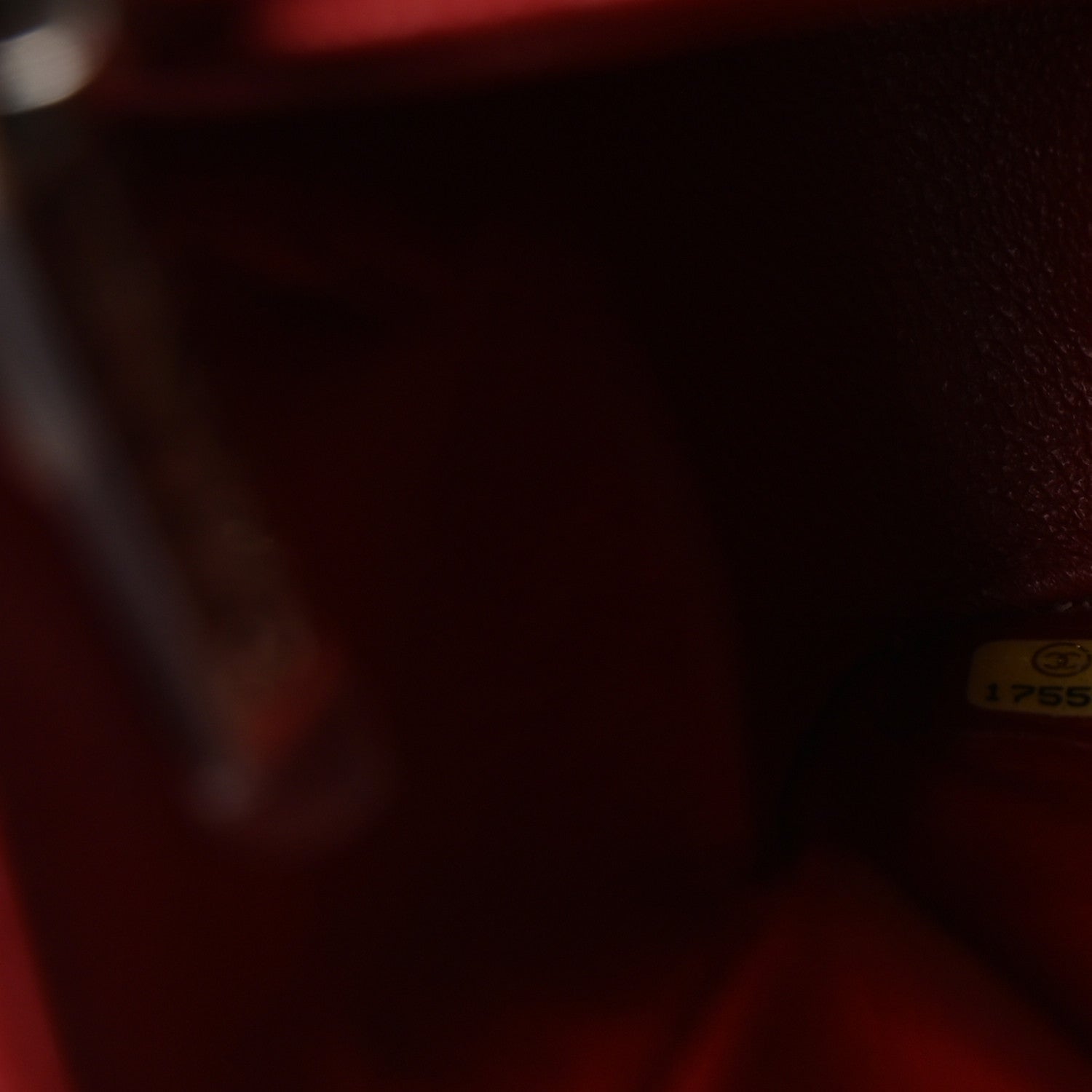 Lambskin Quilted Mini Square Flap Red