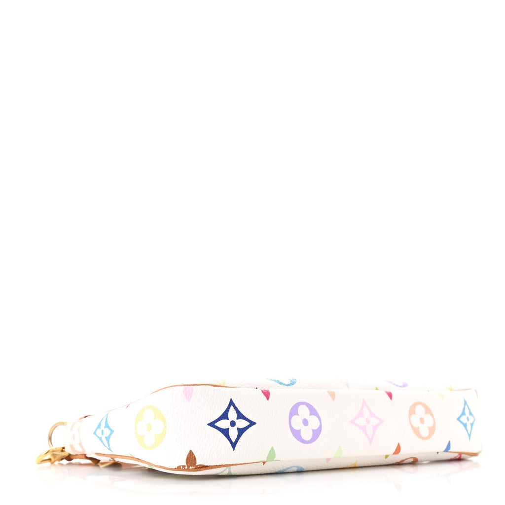Monogram Multicolor Pochette Accessories White