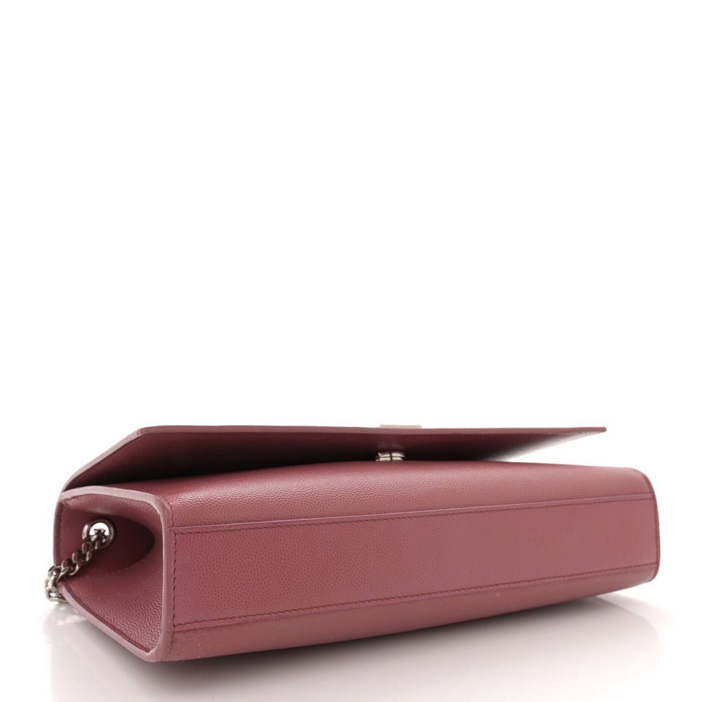 Grain De Poudre Medium Classic Monogram Kate Satchel Mystic Rose