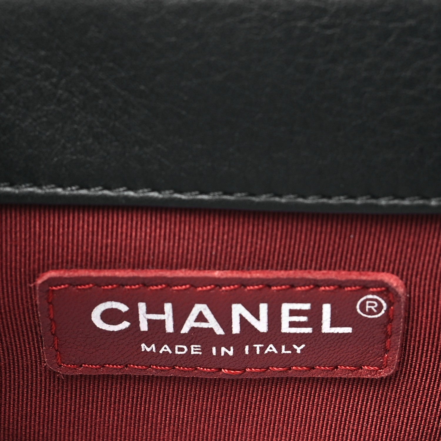 Grained Calfskin Archi Chic Flap Black