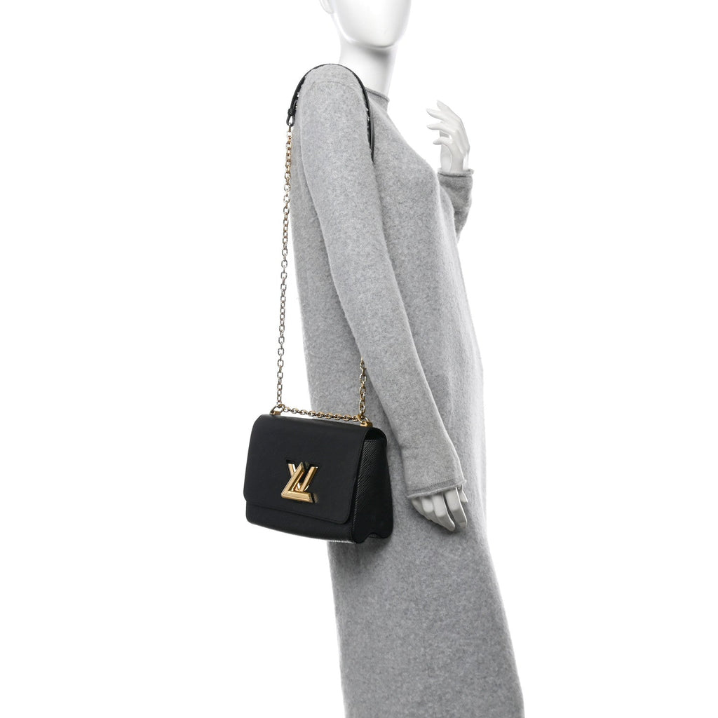 Epi Twist Shoulder Bag MM Black